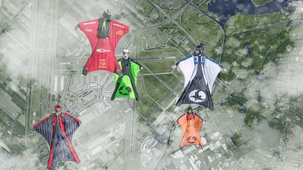 真实模拟飞行翼装飞行游戏截图4