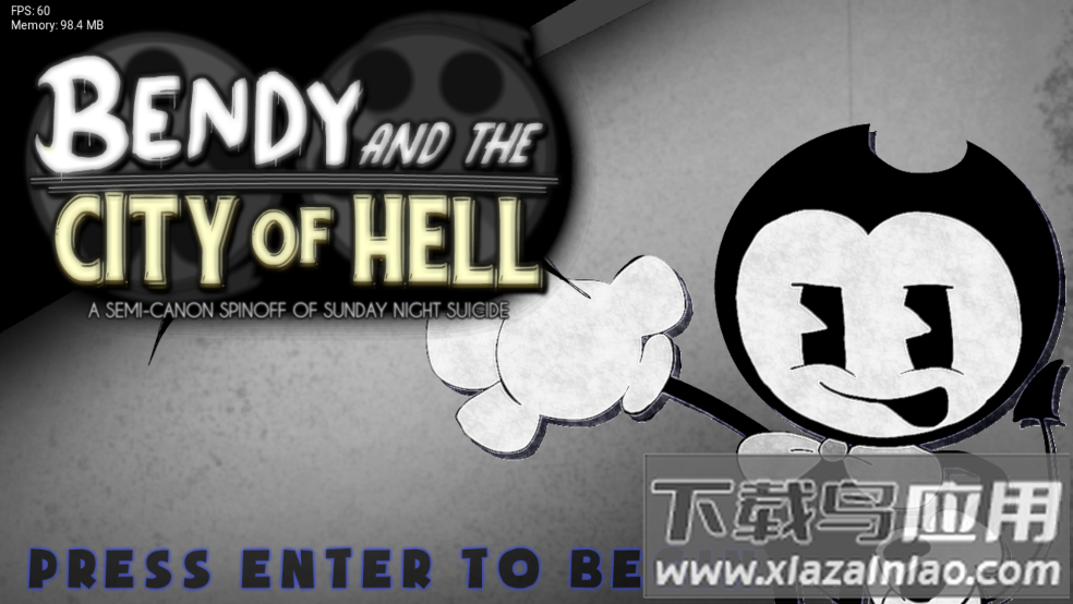 fnf班迪Sunday Night Suicide: Bendy and the City of Hell游戏最新版截图2