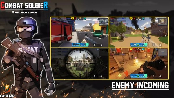 战斗士兵多边形游戏(Combat Polygon)截图3