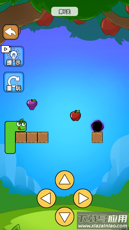 贪食苹果的蛇游戏最新版截图1