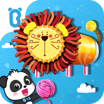 宝宝巴士动物拼贴游戏