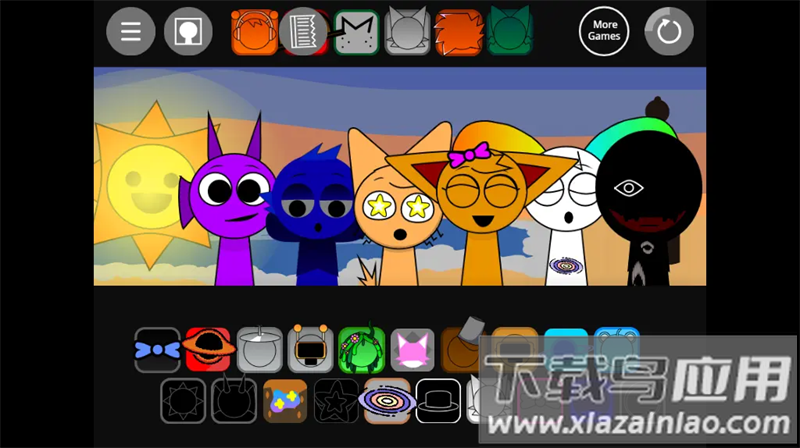 节奏盒子Just Sprunkin Around游戏(节奏盒子Sproonki音乐大赛)截图1