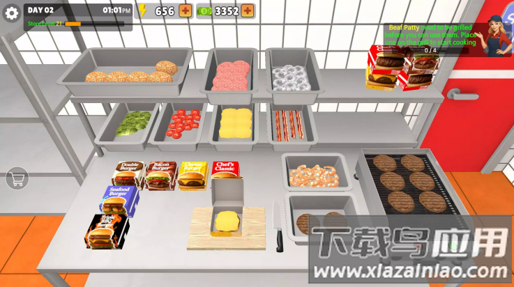 我的汉堡屋模拟器手机版最新版截图1