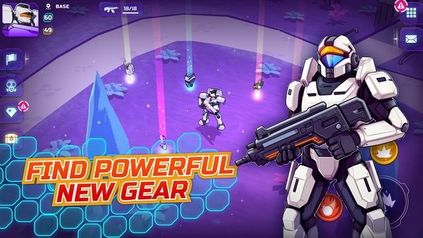 战利品传奇机器人大战外星人(Loot Legends)最新版截图2