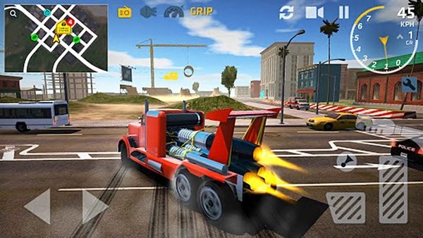 特技卡车赛车模拟器手游(Stunt Truck Racing Simulator)截图1