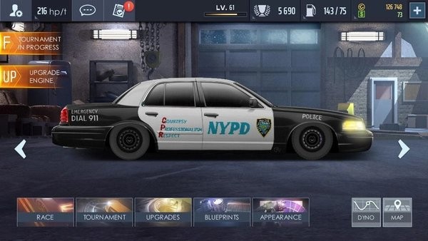 飙车街道手机版(Drag Racing: Streets)截图2