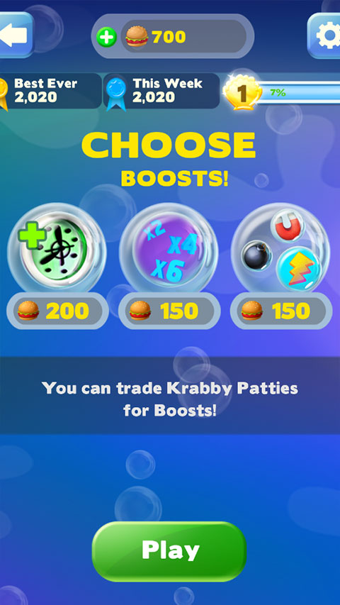 海绵宝宝泡泡派对游戏最新版(Bubble Party)最新版截图3