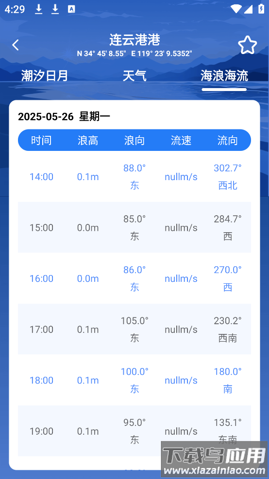 潮汐时间表2025最新版截图1