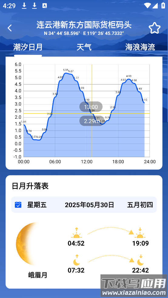 潮汐时间表2025最新版截图2