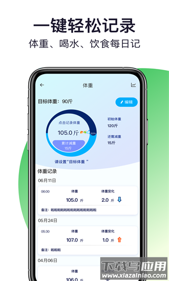 轻活派健康记录本app截图2