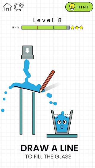 快乐玻璃杯无限金币无限提示版最新版截图1