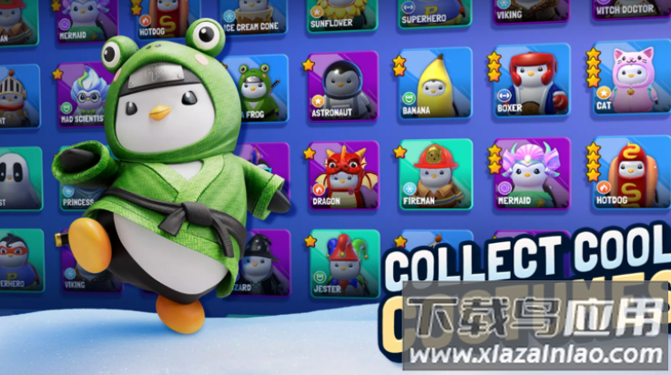 浪漫滑雪萌趣吃鸡游戏(浪漫滑雪：萌趣吃鸡（糖豆人玩法）安装器)最新版截图2