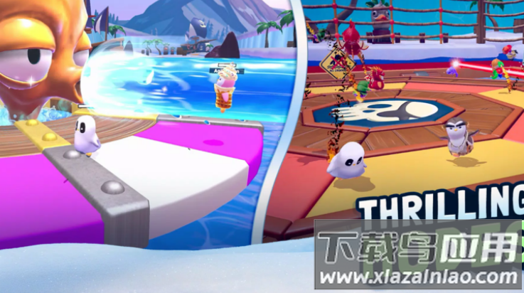 浪漫滑雪萌趣吃鸡游戏(浪漫滑雪：萌趣吃鸡（糖豆人玩法）安装器)最新版截图3