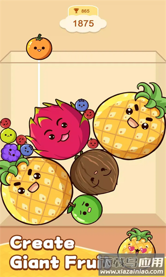 水果合并游戏(Fruit Merge: Juicy Drop Game)最新版截图1