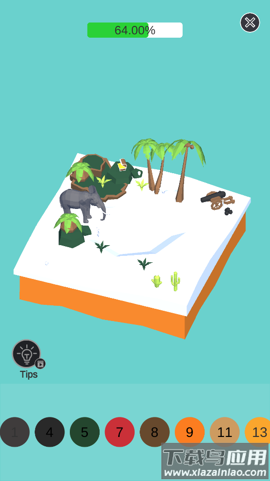 Color Pocket World 3D迷你世界涂色游戏最新版截图3