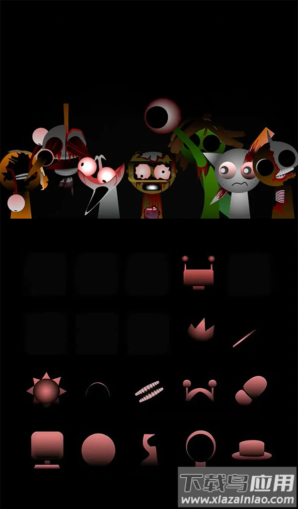 节奏盒子sprunki怪物工作室游戏官方版(Monster Studio: Music Beats)截图1