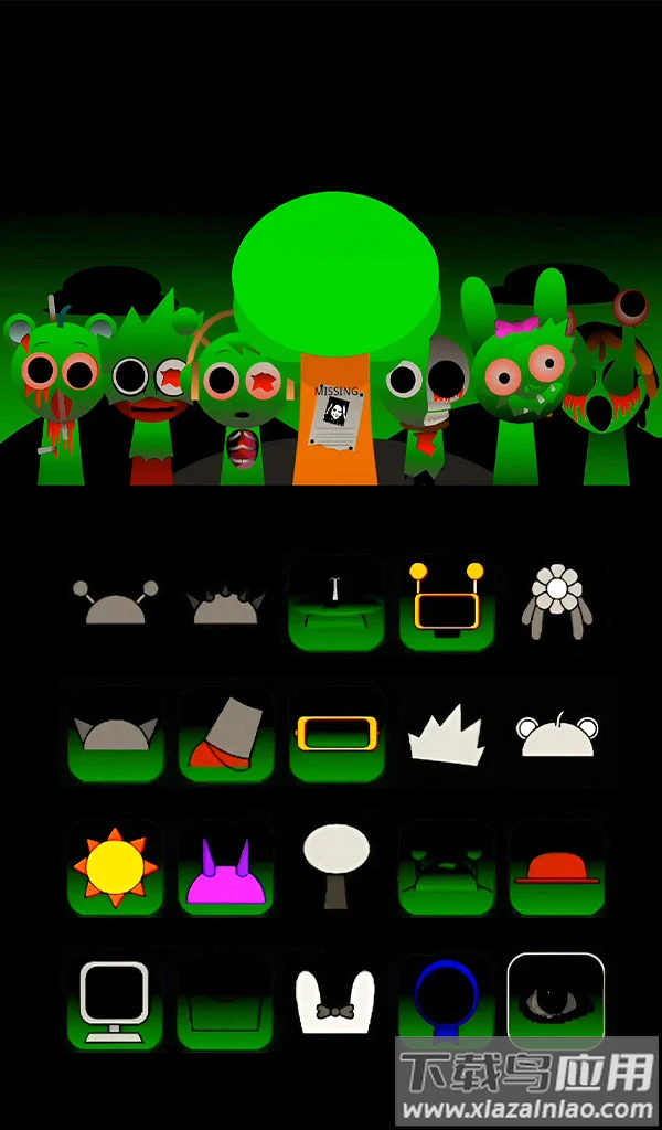 节奏盒子sprunki怪物工作室游戏官方版(Monster Studio: Music Beats)截图2