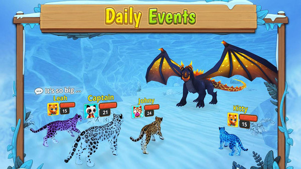 雪豹家族模拟器无限金币版最新版截图1