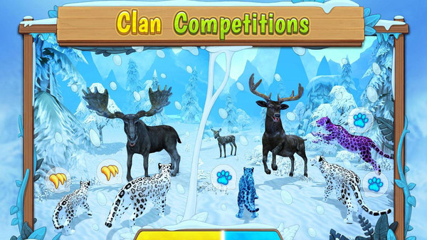 雪豹家族模拟器无限金币版最新版截图3