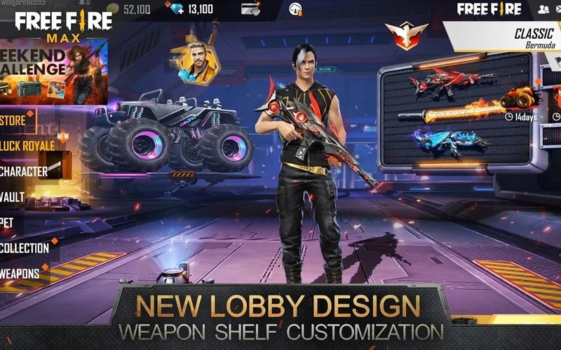 自由开火max最新版(free fire max)截图4