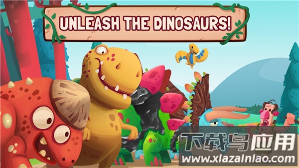 恐龙保卫战游戏下载安装(Dino Bash)截图1