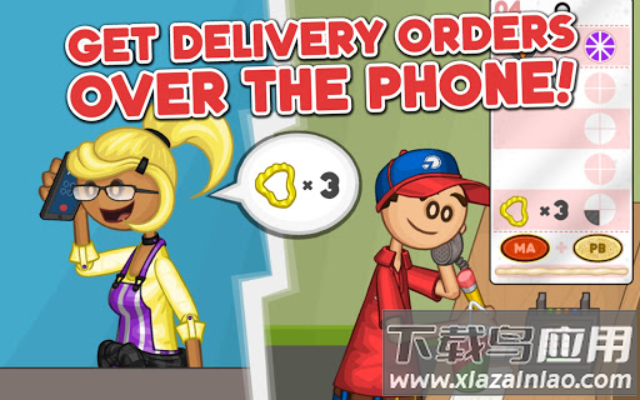 老爹的披萨店HD游戏下载(Papa)截图3