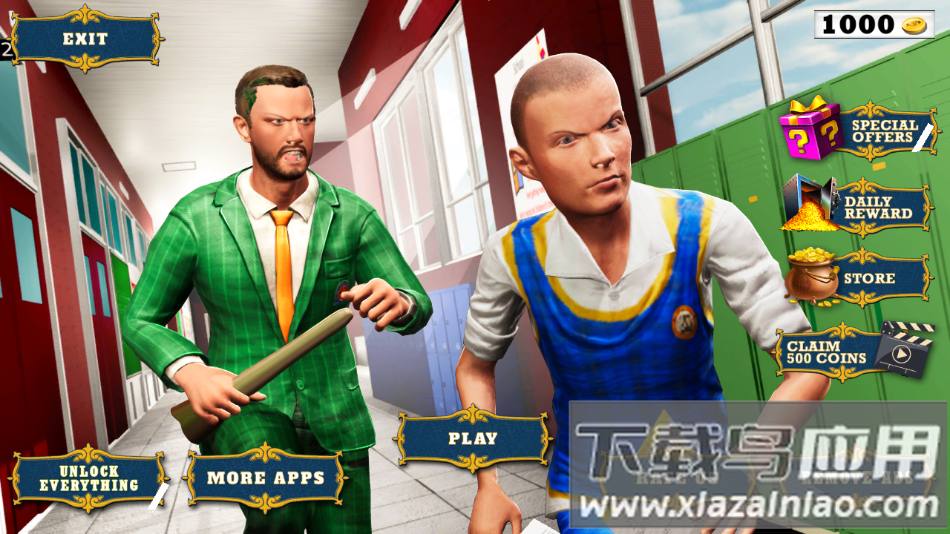 校园恶霸模拟器游戏(High School Story Survival 3D)截图4