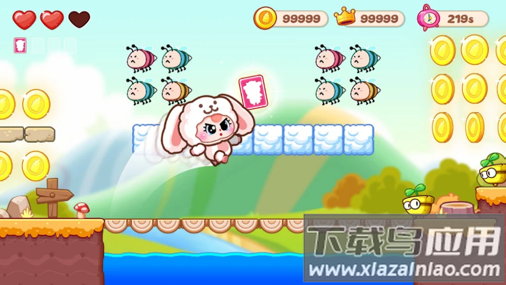 Super Bunny World Adventure超级兔子世界冒险最新版截图1