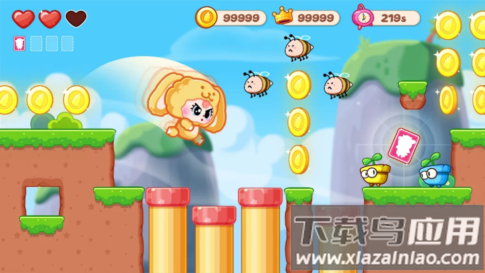 Super Bunny World Adventure超级兔子世界冒险最新版截图2