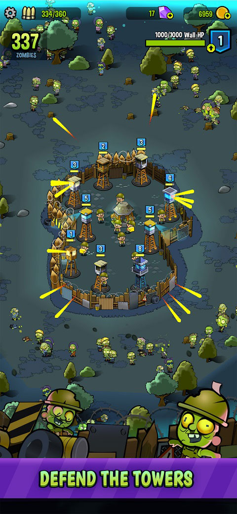 Zombie Towers中文版截图