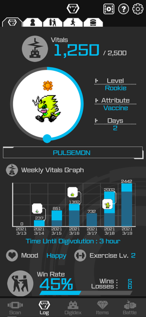 数码宝贝生命手环app最新版本(digim-on vb lab)最新版截图1