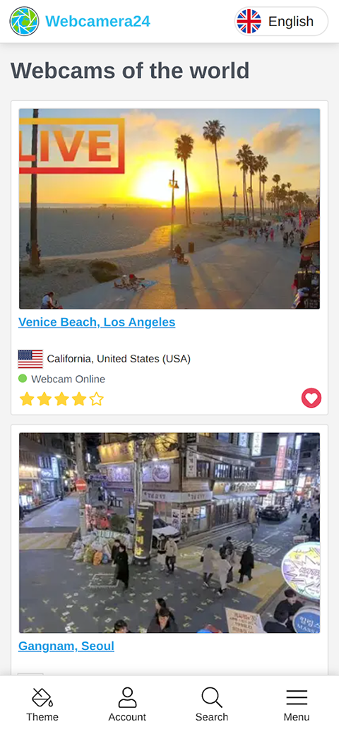 全球实况摄像头app(webcamera24)最新版截图4