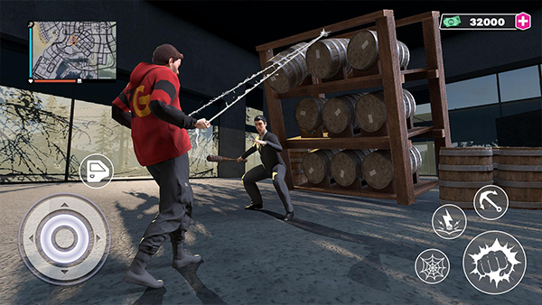 飞行绳索英雄游戏(Master Rope Spider Hero)最新版截图2