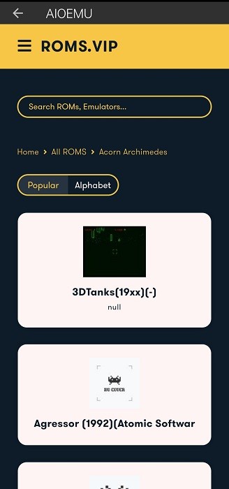 世嘉md模拟器安卓版(AIOEMU)截图1