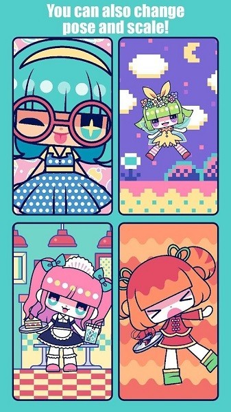 自定义可爱娃娃游戏(CustomTiyoko)最新版截图2