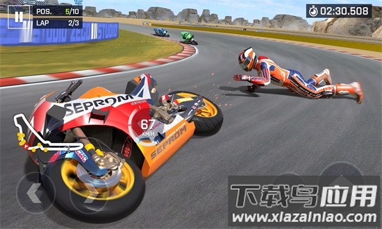 摩托竞速游戏(Moto Rider, Bike Racing Games)截图2