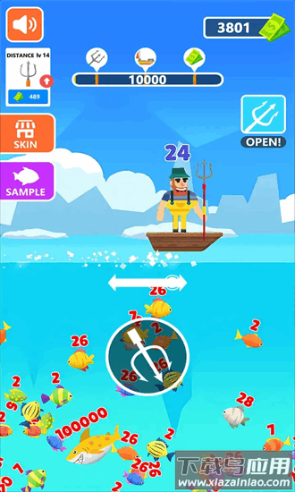 叉鱼达人最新版(Dreamy Fishing-Harpoon Shooter)最新版截图1