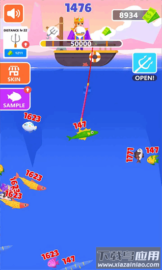 叉鱼达人最新版(Dreamy Fishing-Harpoon Shooter)最新版截图2