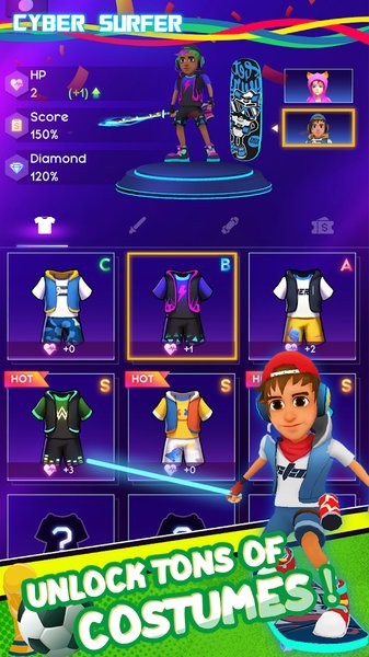 网络冲浪者节奏骑士手游(Cyber Surfer)最新版截图3