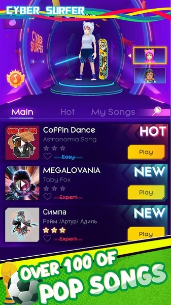 网络冲浪者节奏骑士手游(Cyber Surfer)最新版截图4