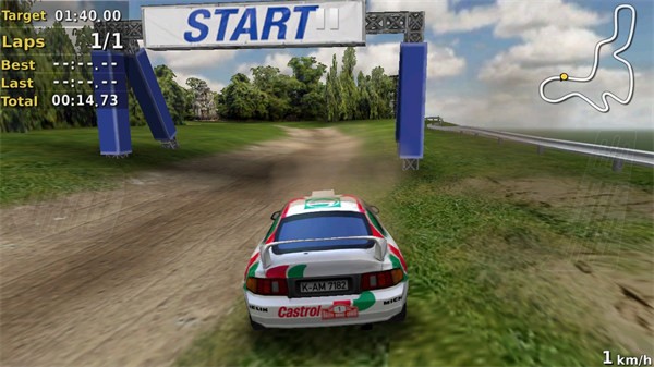 口袋拉力赛正版游戏(Pocket Rally LITE)截图1