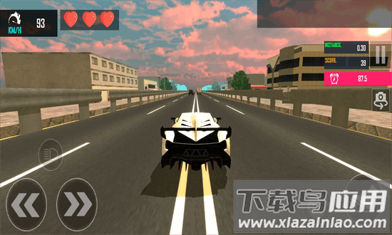 飙车模拟器游戏(Racing in Highway Car)截图1