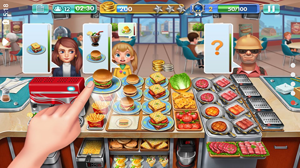 疯狂烹饪明星厨师游戏最新版截图1