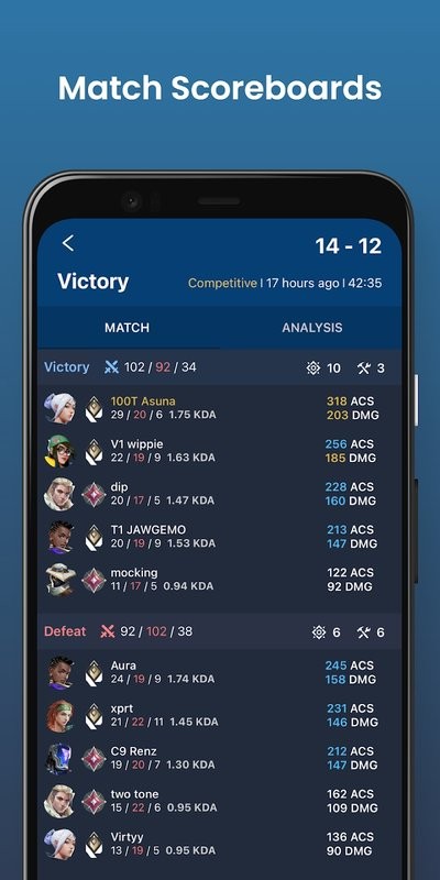 valking.gg(瓦罗兰特战绩查询)截图1