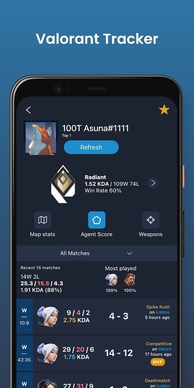 valking.gg(瓦罗兰特战绩查询)截图3