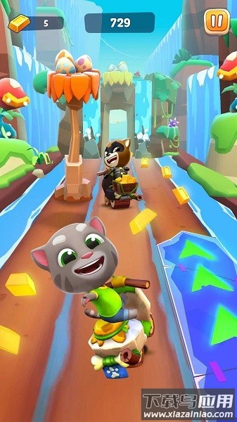 汤姆猫时光快跑最新版本(Talking Tom Time Rush)截图1