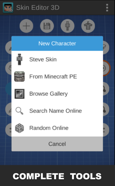 skin editor 3d(我的世界皮肤制作器3d)截图2