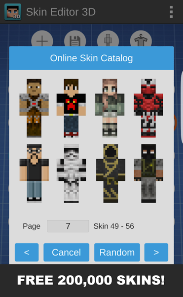 skin editor 3d(我的世界皮肤制作器3d)截图3