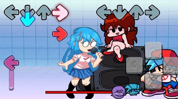 周五夜放克sky高清模组(FNF Sky Optimized)最新版截图3