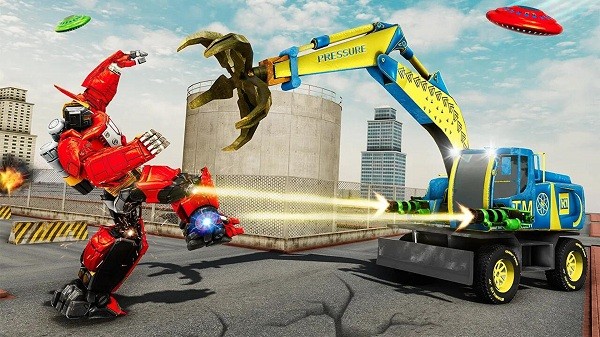 机器人变形挖掘机3b机甲救援游戏最新版截图2